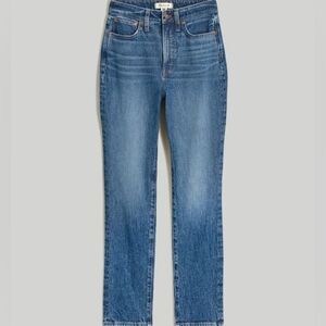 Madewell The Curvy Perfect Vintage Jean Decatur Wash Blue High‎ Waisted Size 29